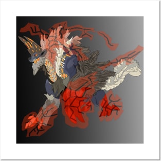 Monster Hunter Stygian Zinogre Posters and Art